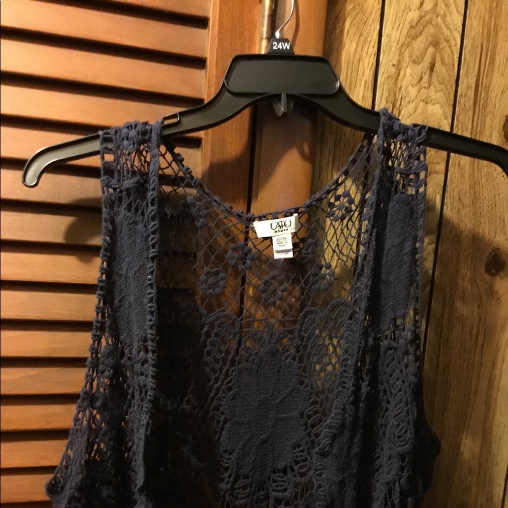 Crochet vest